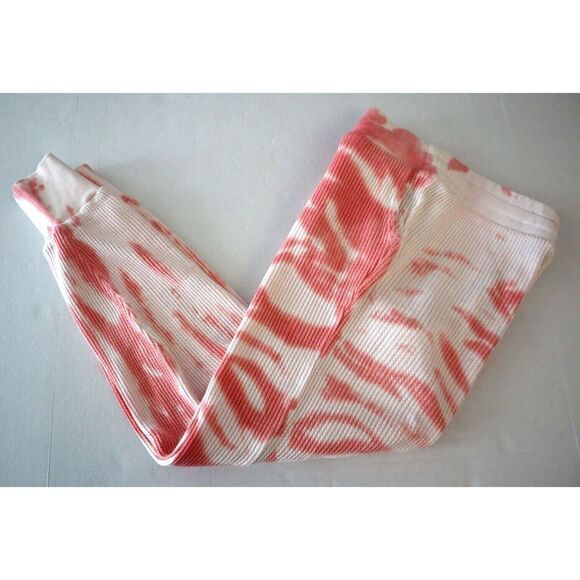 Style & Co 100135811MS Women's Sz XS Pink Tie Dye Waffle-Knit Jogger Pants - Picture 8 of 10